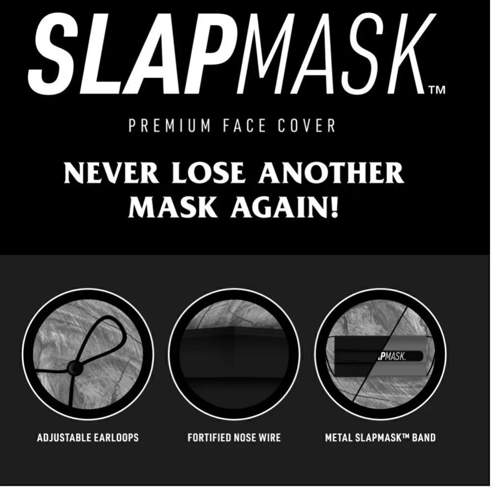 NWT Slap Mask Face Mask Splatter Paint Adult Size